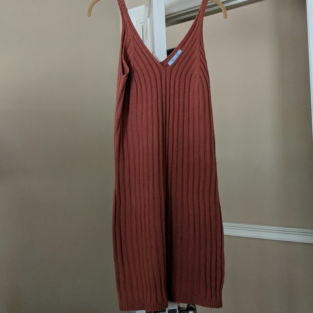 She + Sky Sweater Dress